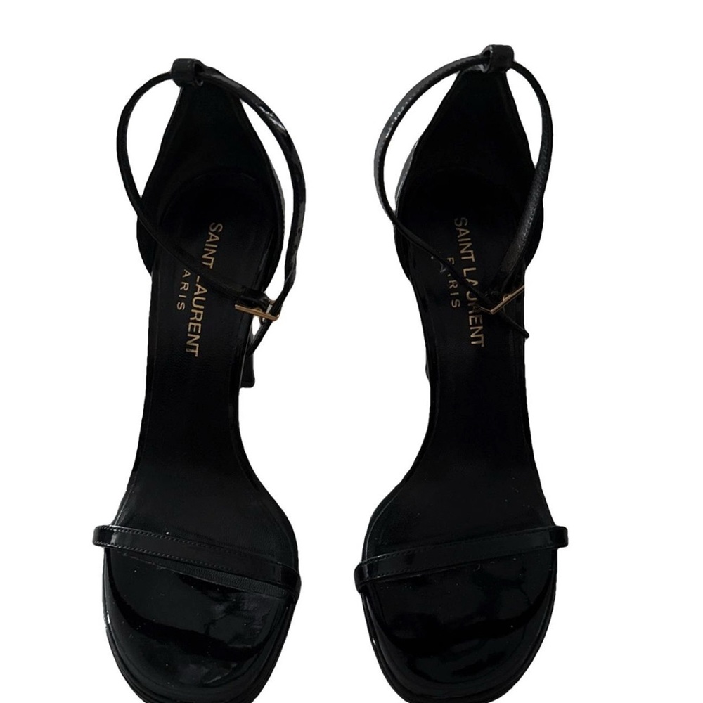 Saint Laurent Glossy Black Heels